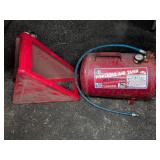 Midwest 5-Gal Portable Air Tank, Mechanic Creeper