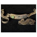 Sterling Silver Jewelry, 3 Pieces