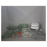 Pyrex Corning Glass and Bakeware Lot