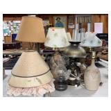 Table Lamp Collection With Assorted Bases