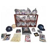 Yankees Collectibles Lot With Bradford Baseballs