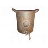 Metal Butter Churn With Hand Crank