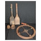 Vintage Industrial Tools Including Spades and