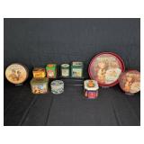 10 Vintage Advertising Tins