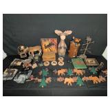 Moose Figurines Decor Boxes and Ornaments