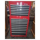 Craftsman Red Tool Chest With Assorted Hand Tools