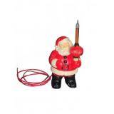 Santa Claus Figural Blow Mold Bubble Light Lamp
