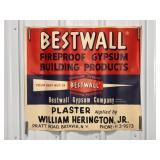 Bestwall Fireproof Gypsum Advertising Poster