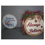 Decorative Holiday Wall Signs