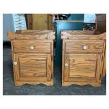 Oak Nightstands 20x18x25 Inches