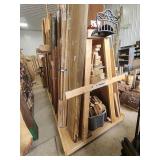 Rolling Lumber Cart