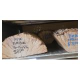 Three (3) Elm Burl Wedges
