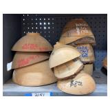 (9) Unfinished Turned Bowls