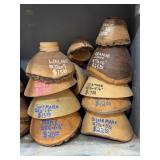 (11) Unfinished Turned Bowls