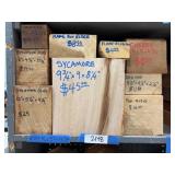 (9) Wood Blanks, Mixed Species
