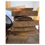 Stack of Sliced Lumber