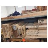 Oak and Cherry Unfinished Hardwood Boards