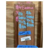(4) Sapele Boards, Mixed Sizes