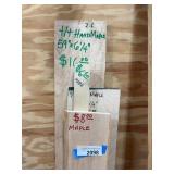 (4) Maple Boards, ~4/4, Mixed Sizes
