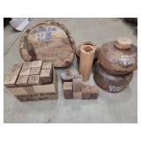 Maple and Walnut Wood