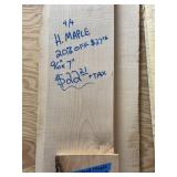 (5) Boards 4/4' Hard Maple Lumber
