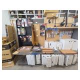 Double Sided Metal Pegboard Gondola