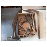 Iron and Wood Farm Tools