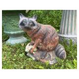 Concrete Birdbath 26'T, Urn & Statue