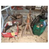 Jack Stands, Sprayer, Hardware, Tools
