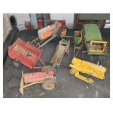 Die-Cast Toy Tractors and Farm Implements