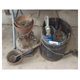 Metal Melting Furnace With Crucibles and Lead