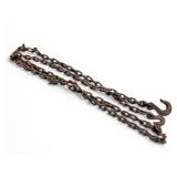 ~18ft Steel Chain with Hooks