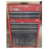 Homak Rolling Tool Chest With Assorted Hand Tools