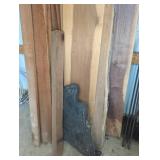 Rough Cut Hardwood Lumber Boards