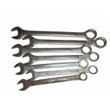 7 Combination Wrenches SAE Sizes