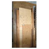 Plywood and Lumber Panels Lot
