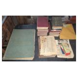 Vintage Reference Books and Ledgers