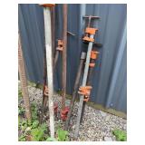 Bar and Pipe Clamps, Tallest 6 Ft