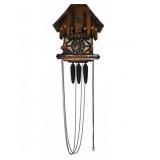 German Black Forest Cuckoo Clock Wood Painted