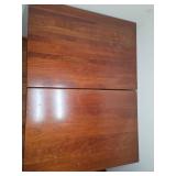 Two Wood End Tables with Drawers