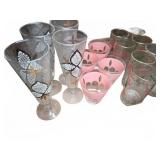 Decorative Drinking Glasses Set