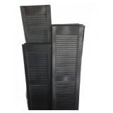 Black Plastic Window Shutters