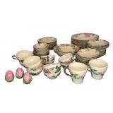 Franciscan Earthenware Desert Rose Dinnerware Set