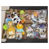 Plush Toys Including Simpsons And Star