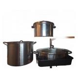 Stainless Steel Stock Pot, Dutch Oven, Roaster