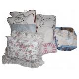 Decorative Pillows, Blankets, Linens, and