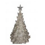 Iridescent Ceramic Christmas Tree W/ Star Topper