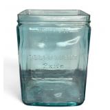 Delco-Light Exide Embossed Glass Battery Jar