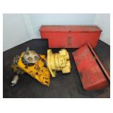 Hydraulic Pump Assemblies with Tractor Toolboxes