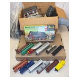 HO Scale Model Train Cars With Revell Station Set